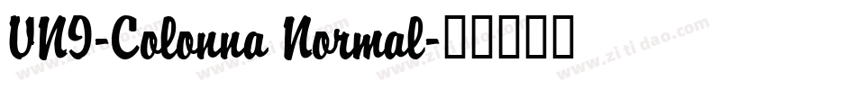 VNI-Colonna Normal字体转换